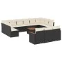 14-piece garden sofa set with black synthetic rattan cushions by , Garden sets - Ref: Foro24-3258864, Price: 802,82 €, Discou...