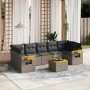 8-piece garden sofa set and gray synthetic rattan cushions by , Garden sets - Ref: Foro24-3259057, Price: 494,54 €, Discount: %