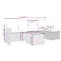Garden sofa set with cushions 6 pieces beige synthetic rattan by , Garden sets - Ref: Foro24-3259167, Price: 415,10 €, Discou...