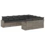 10-piece garden sofa set with gray synthetic rattan cushions by , Modular outdoor sofas - Ref: Foro24-3251827, Price: 611,28 ...