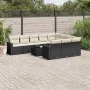11-piece garden sofa set and black synthetic rattan cushions by , Modular outdoor sofas - Ref: Foro24-3251833, Price: 629,83 ...
