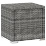 Liege mit Kissen und grauem Kunstrattantisch von vidaXL, Liegen - Ref: Foro24-46227, Preis: 153,36 €, Rabatt: %
