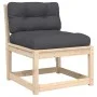6-piece garden sofa set with solid pine wood cushions by , Garden sets - Ref: Foro24-3217025, Price: 593,82 €, Discount: %