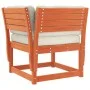 6-piece garden sofa set with wax-brown pine wood cushions by , Garden sets - Ref: Foro24-3217027, Price: 721,32 €, Discount: %