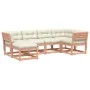 6-piece garden sofa set with Douglas fir wood cushions by , Garden sets - Ref: Foro24-3217038, Price: 601,20 €, Discount: %