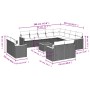 Garden sofa set with cushions 13 pieces beige synthetic rattan by , Garden sets - Ref: Foro24-3258923, Price: 887,26 €, Disco...