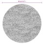 Modern high pile rug PAMPLONA cream and black Ø 80 cm by , Rugs - Ref: Foro24-375375, Price: 20,86 €, Discount: %