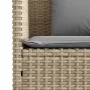 Garden bench with beige synthetic rattan cushions by , garden benches - Ref: Foro24-365775, Price: 160,64 €, Discount: %