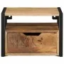 Wand-Nachttisch aus massivem Akazienholz, 35 x 35 x 25 cm von , Nachttische - Ref: Foro24-372725, Preis: 128,84 €, Rabatt: %