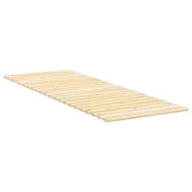 Solid pine wood bed base slats 70x200 cm by , Beds and slatted bases - Ref: Foro24-377307, Price: 40,73 €, Discount: %