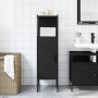 Black engineered wood bathroom cabinet 33x33x120.5 cm by , Dressing tables - Ref: Foro24-842466, Price: 58,52 €, Discount: %
