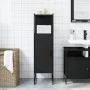 Black engineered wood bathroom cabinet 33x33x120.5 cm by , Dressing tables - Ref: Foro24-842466, Price: 57,21 €, Discount: %