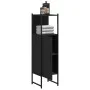 Black engineered wood bathroom cabinet 33x33x120.5 cm by , Dressing tables - Ref: Foro24-842466, Price: 57,21 €, Discount: %