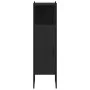 Black engineered wood bathroom cabinet 33x33x120.5 cm by , Dressing tables - Ref: Foro24-842466, Price: 57,21 €, Discount: %