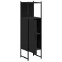 Black engineered wood bathroom cabinet 33x33x120.5 cm by , Dressing tables - Ref: Foro24-842466, Price: 57,21 €, Discount: %