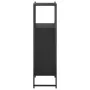 Black engineered wood bathroom cabinet 33x33x120.5 cm by , Dressing tables - Ref: Foro24-842466, Price: 57,21 €, Discount: %