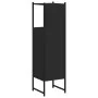 Schwarzer Badezimmerschrank aus Holzwerkstoff, 33 x 33 x 120,5 cm von , Schminktische - Ref: Foro24-842466, Preis: 57,31 €, R...