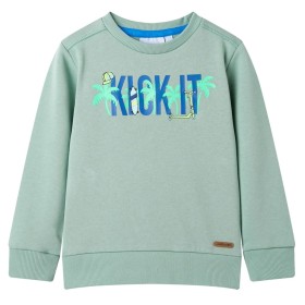 Sudadera infantil caqui claro 128