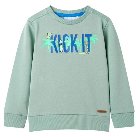 Hellkhakifarbenes Kinder-Sweatshirt 128 von , Kinder-T-Shirts - Ref: Foro24-11977, Preis: 11,23 €, Rabatt: %