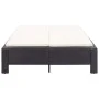 Lounger for 2 people with black synthetic rattan cushion by vidaXL, Outdoor beds - Ref: Foro24-46238, Price: 269,27 €, Discou...