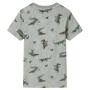 Camiseta infantil caqui claro melange 116 de , Camisetas para niños - Ref: Foro24-12101, Precio: 8,74 €, Descuento: %