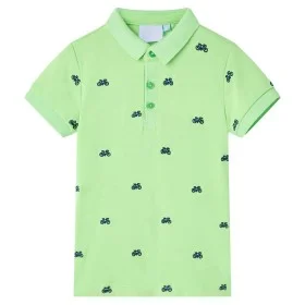 Neongrünes Kinderpoloshirt 128 von , Kinder-T-Shirts - Ref: Foro24-12157, Preis: 10,65 €, Rabatt: %