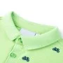 Polo infantil verde neón 128 de , Camisetas para niños - Ref: Foro24-12157, Precio: 10,65 €, Descuento: %