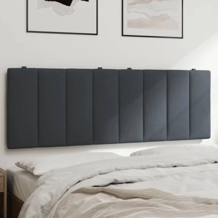 Cabecero de cama acolchado terciopelo gris oscuro 120 cm de , Cabeceros y pies de cama - Ref: Foro24-374662, Precio: 47,03 €,...