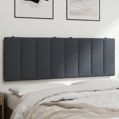 Dunkelgraues, samtgepolstertes Kopfteil 120 cm von , Kopf- und Fußteile - Ref: Foro24-374662, Preis: 48,15 €, Rabatt: %