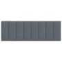 Dunkelgraues, samtgepolstertes Kopfteil 120 cm von , Kopf- und Fußteile - Ref: Foro24-374662, Preis: 48,15 €, Rabatt: %