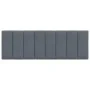 Dunkelgraues, samtgepolstertes Kopfteil 120 cm von , Kopf- und Fußteile - Ref: Foro24-374662, Preis: 47,15 €, Rabatt: %
