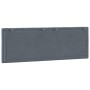 Dunkelgraues, samtgepolstertes Kopfteil 120 cm von , Kopf- und Fußteile - Ref: Foro24-374662, Preis: 48,15 €, Rabatt: %