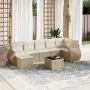 Garden sofa set with beige cushions 8 pcs PE rattan by , Modular outdoor sofas - Ref: Foro24-3221687, Price: 563,70 €, Discou...