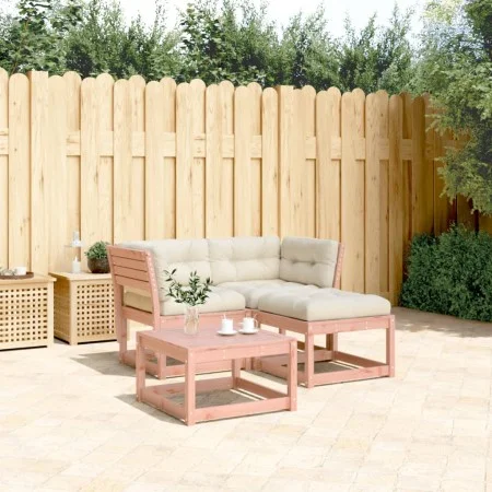 Douglas 3-piece garden sofa set with solid wood cushions by , Garden sets - Ref: Foro24-3216993, Price: 299,09 €, Discount: %