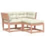 Douglas 3-piece garden sofa set with solid wood cushions by , Garden sets - Ref: Foro24-3216993, Price: 299,09 €, Discount: %