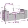 7-teiliges Gartensofa-Set und beigefarbene synthetische Rattankissen von , Gartensets - Ref: Foro24-3222807, Preis: 573,61 €,...