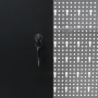 Armario de herramientas de pared industrial metal gris y negro de vidaXL, Armarios para herramientas - Ref: Foro24-145366, Pr...