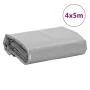 Gray tarpaulin 4x5 m 650 g/m² by , Waterproof tarpaulins - Ref: Foro24-156113, Price: 102,97 €, Discount: %