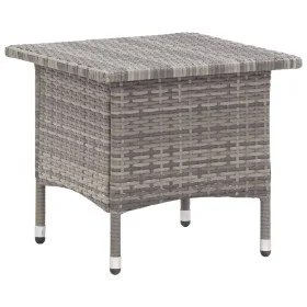 Gray synthetic rattan coffee table 50x50x47 cm by vidaXL, Garden tables - Ref: Foro24-46252, Price: 61,70 €, Discount: %