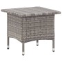 Gray synthetic rattan coffee table 50x50x47 cm by vidaXL, Garden tables - Ref: Foro24-46252, Price: 57,81 €, Discount: %