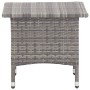 Gray synthetic rattan coffee table 50x50x47 cm by vidaXL, Garden tables - Ref: Foro24-46252, Price: 57,81 €, Discount: %