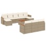 11-piece garden sofa set with beige synthetic rattan cushions by , Garden sets - Ref: Foro24-3258824, Price: 691,74 €, Discou...