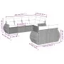 7-piece garden sofa set and beige synthetic rattan cushions by , Modular outdoor sofas - Ref: Foro24-3221607, Price: 655,76 €...