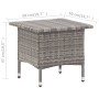 Gray synthetic rattan coffee table 50x50x47 cm by vidaXL, Garden tables - Ref: Foro24-46252, Price: 57,81 €, Discount: %