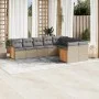 9-teiliges Gartensofa-Set mit beigen synthetischen Rattankissen von , Gartensets - Ref: Foro24-3260386, Preis: 602,75 €, Raba...