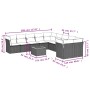 11-teilige Gartensofagarnitur und graue synthetische Rattankissen von , Gartensets - Ref: Foro24-3223855, Preis: 622,06 €, Ra...
