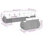 Garden sofa set with beige cushions 8 pcs PE rattan by , Modular outdoor sofas - Ref: Foro24-3221618, Price: 588,98 €, Discou...