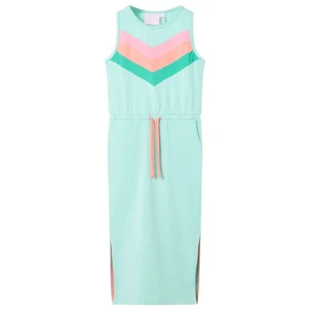 Children's dress with light mint drawstring 140 by , Children's dresses - Ref: Foro24-11308, Price: 11,43 €, Discount: %