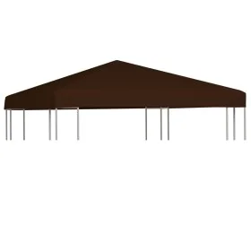 Brown gazebo awning 310 g/m² 3x3 m by vidaXL, Covers for tents and gazebos - Ref: Foro24-46621, Price: 49,56 €, Discount: %