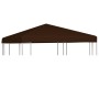 Braune Pavillon-Markise 310 g/m² 3x3 m von vidaXL, Abdeckungen für Zelte und Pavillons - Ref: Foro24-46621, Preis: 53,47 €, R...